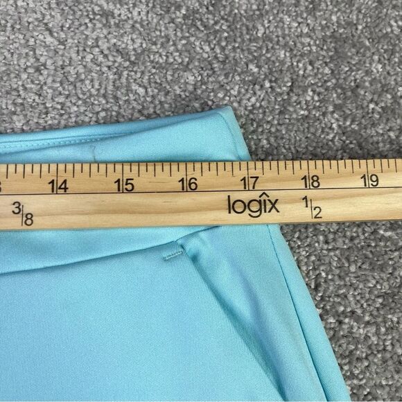 Greg Norman Crossover Flounce Pull On Skort Women’s Large Blue Golf Tennis - Picture 11 of 14